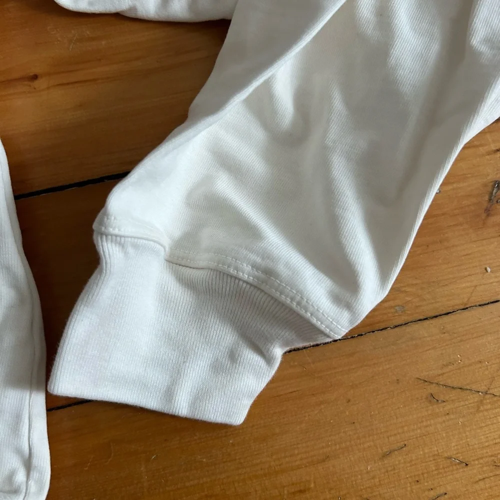Rudy Jude The Peter Shirt Organic Cotton xs white collared drawstring - Picture 6 of 9